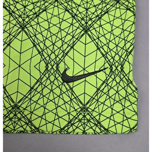 Nike Dri-Fit Men's Mesh 9" Training Athletic Shorts Sz S Geometric Yellow Black - Picture 10 of 10
